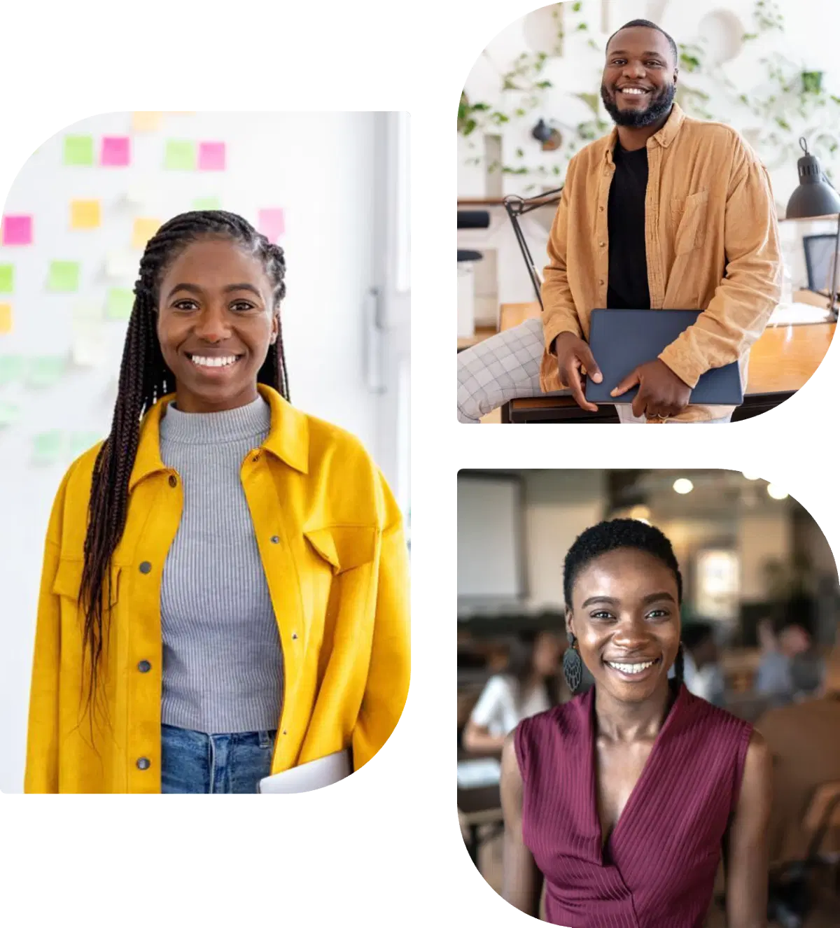 Two entrepreneurs working together at a desk